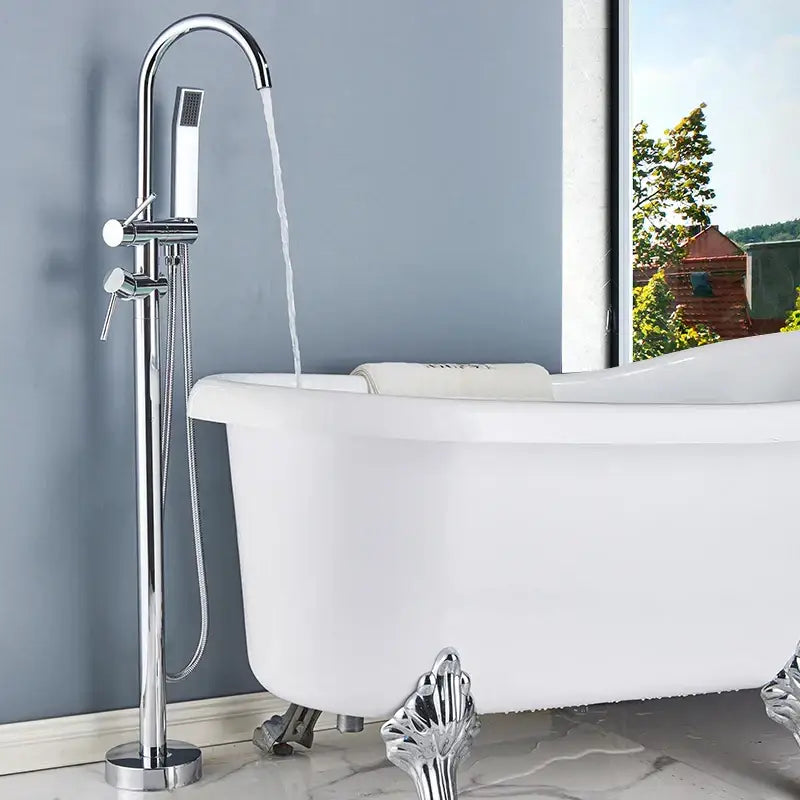 Matte Black Bathtub Faucet