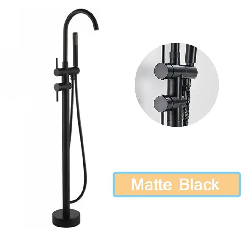 Matte Black Bathtub Faucet