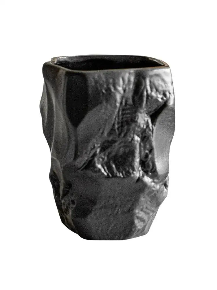 Black Silicone Mouthwash Cup