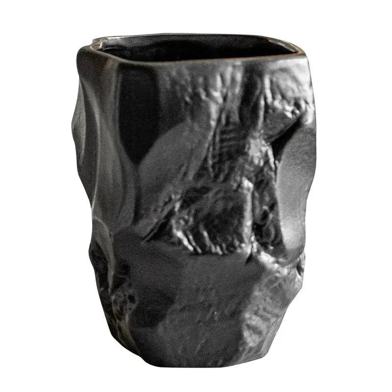 Black Silicone Mouthwash Cup