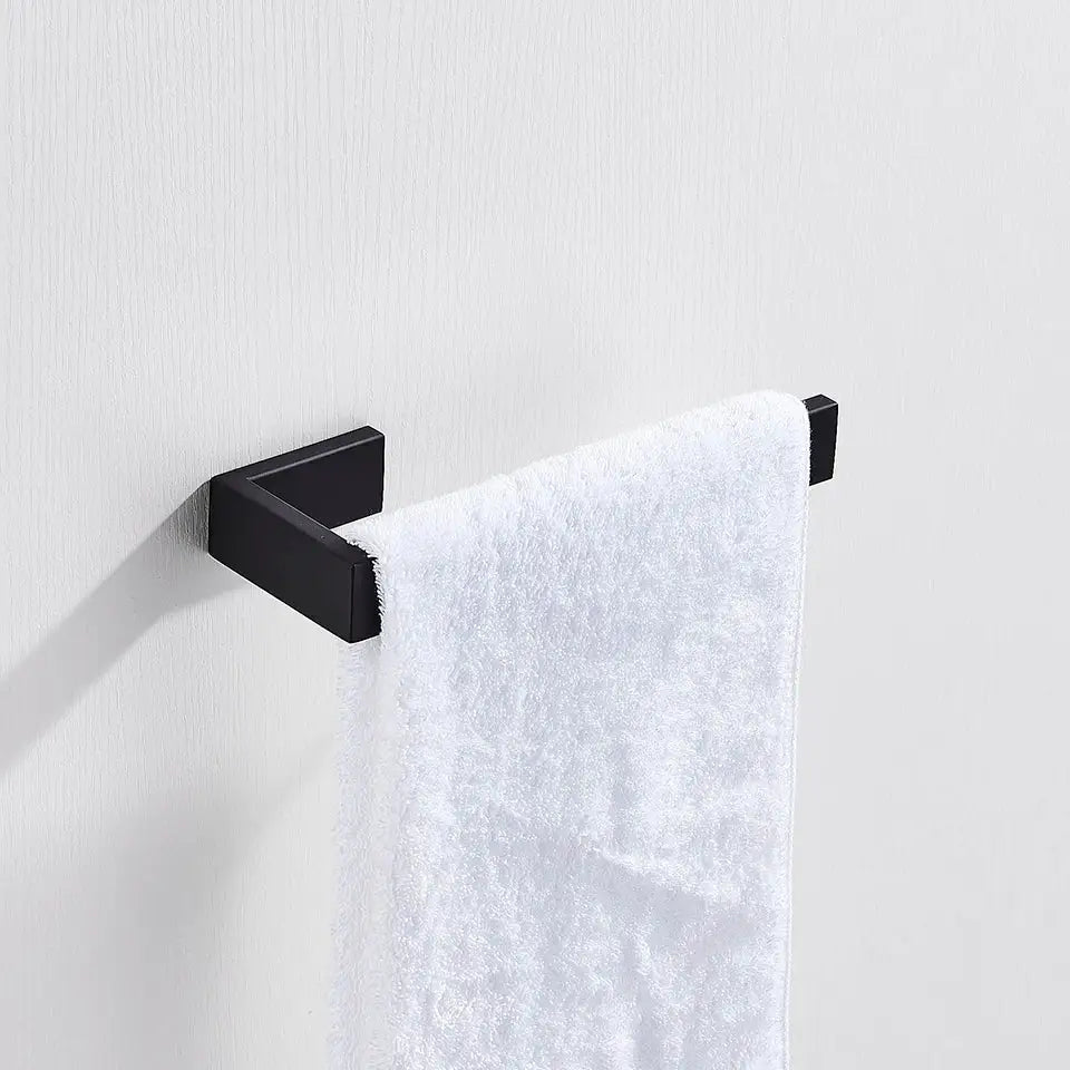 Black Bathroom Hardware Set
