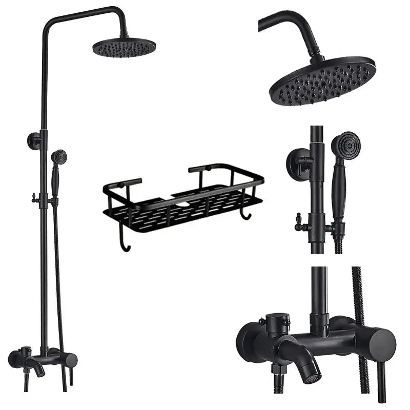 Matte Black Shower Faucet