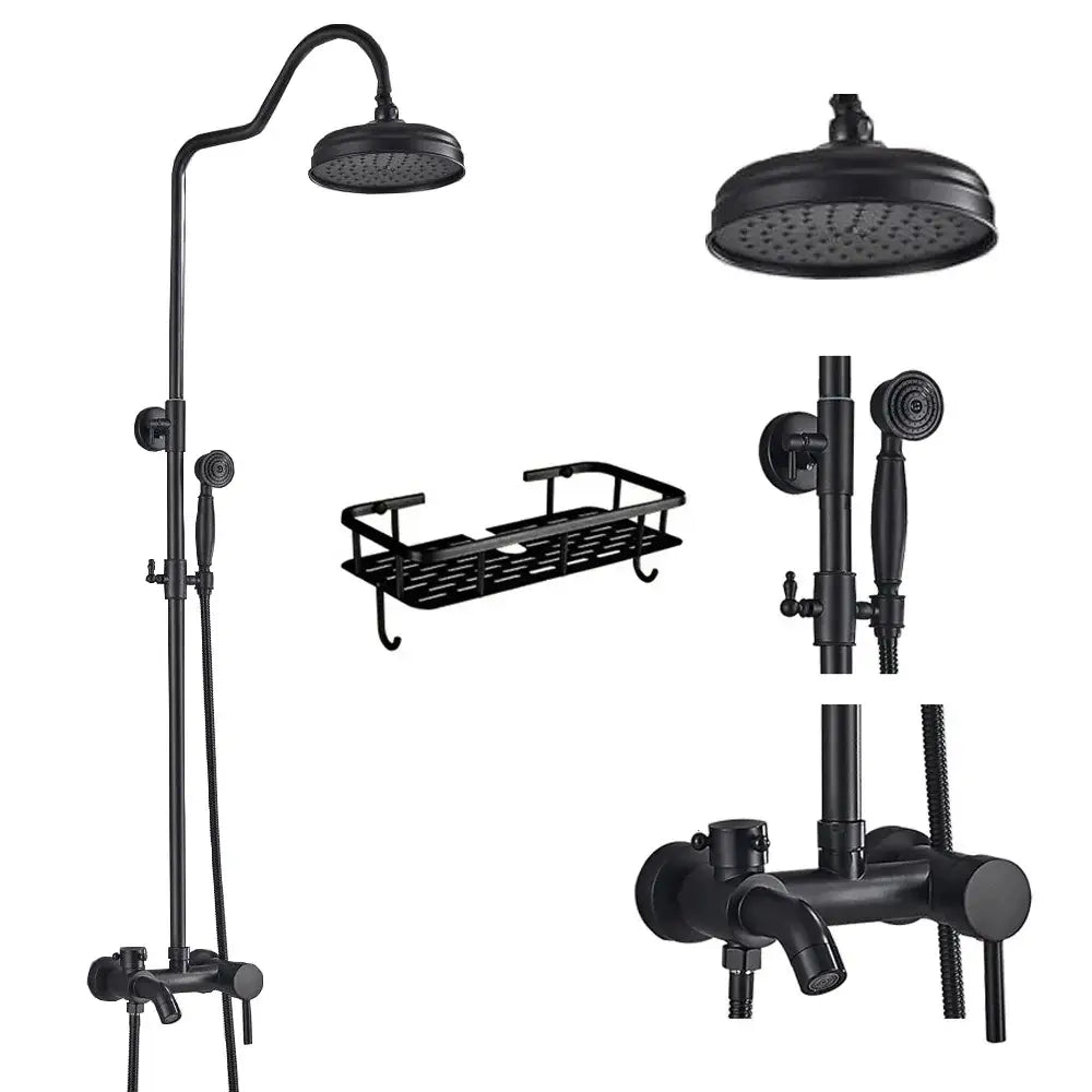 Matte Black Shower Faucet