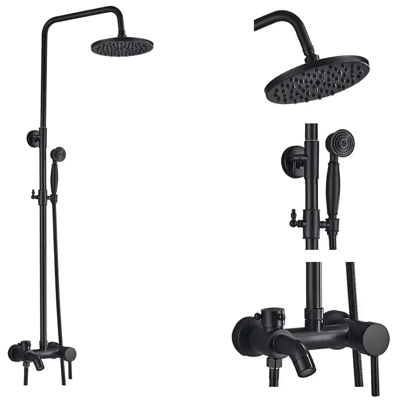 Matte Black Shower Faucet
