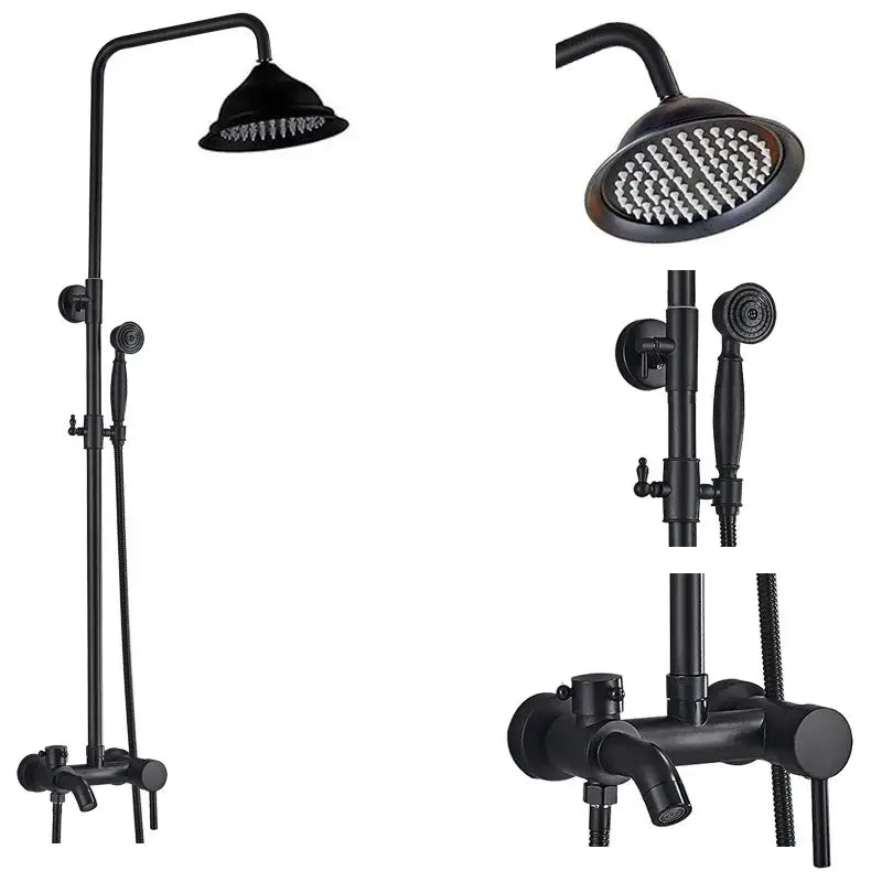 Matte Black Shower Faucet
