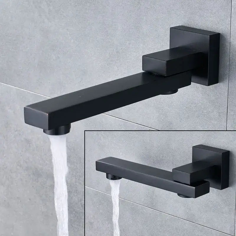 Matte Black Rain Shower