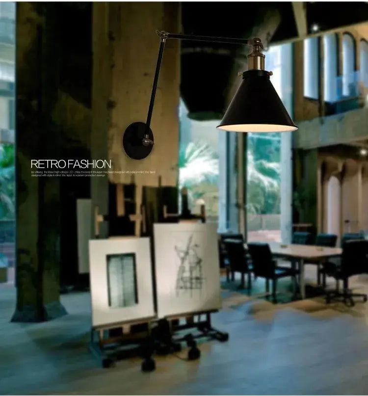 Black Umbrella Wall Lights