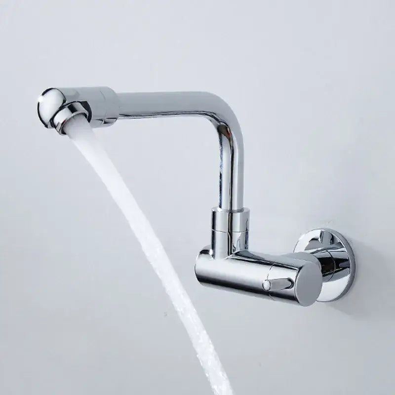 Black Rotating Kitchen Faucet 29cm Brass