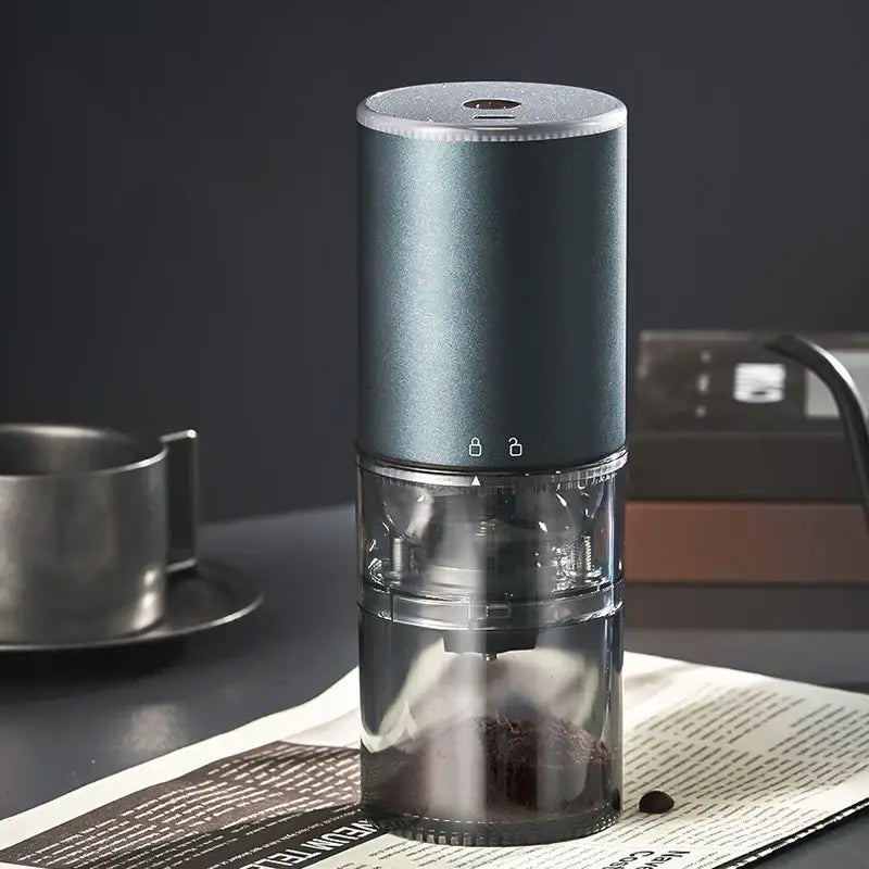 Teal Electric Coffee Grinder