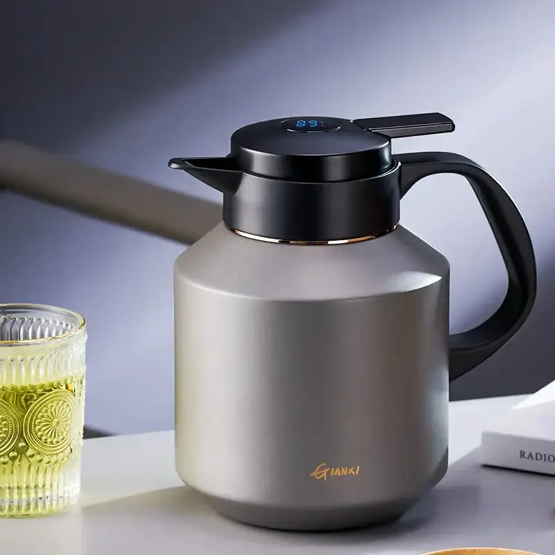Gray Stainless Vacuum Flask
