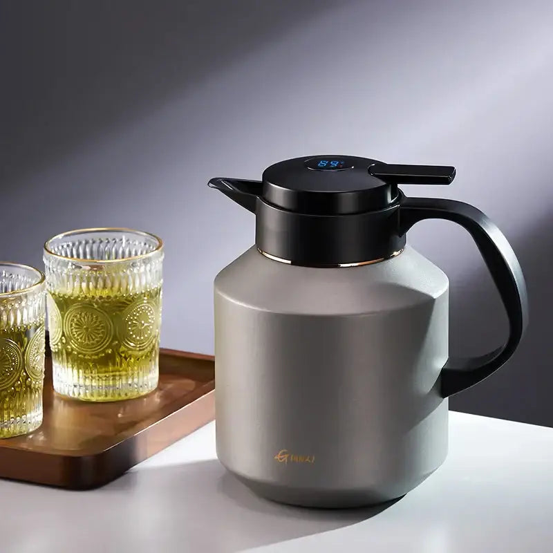 Gray Stainless Vacuum Flask