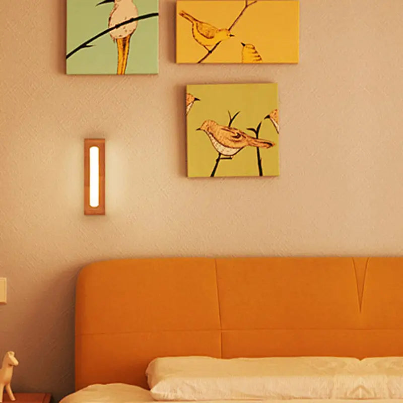 Wood Nordic Wall Sconce