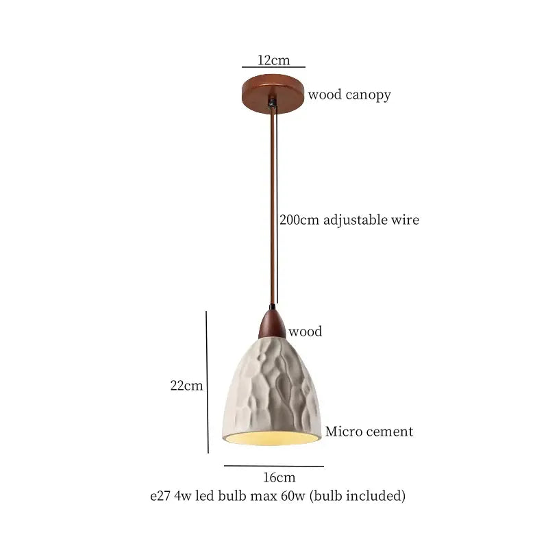 Cement LED Pendant Light