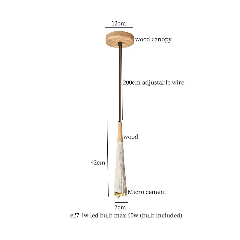 Cement LED Pendant Light