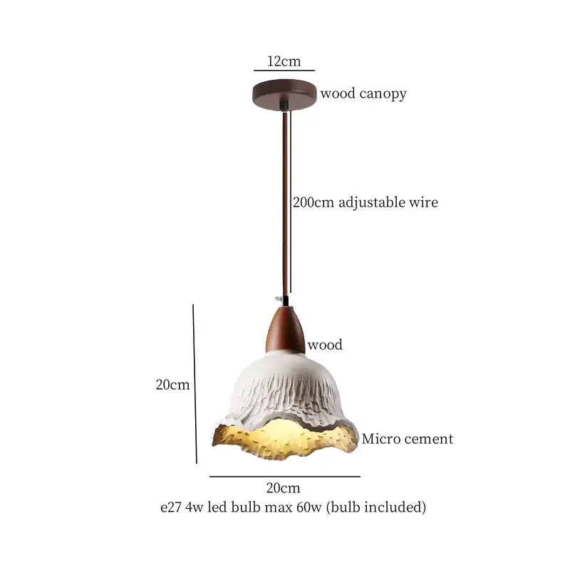 Cement LED Pendant Light
