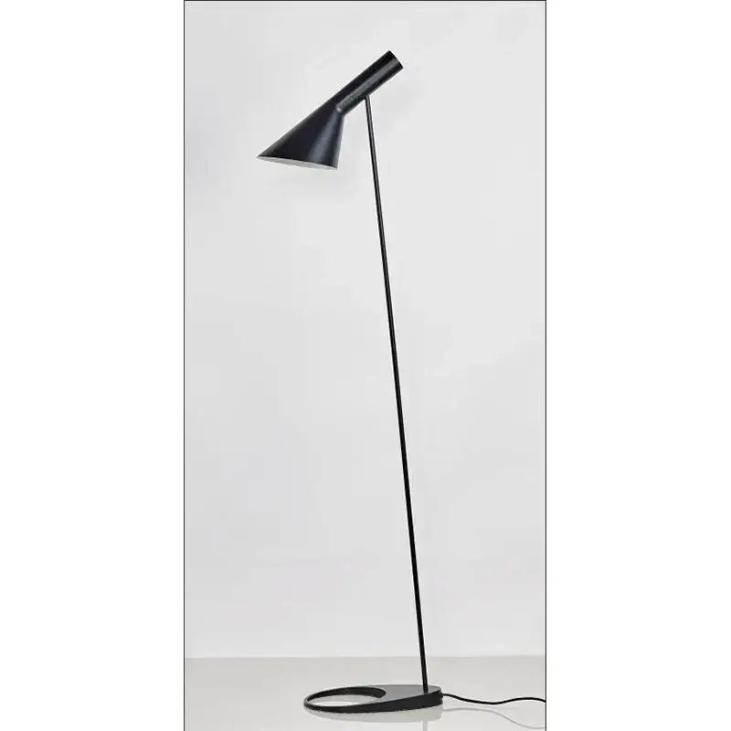 Black LED Floor Lamp with Remote Control