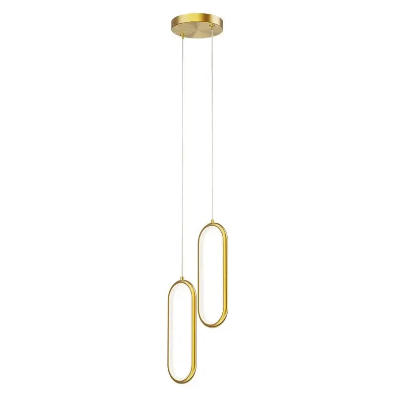 Black Aluminum LED Chandelier