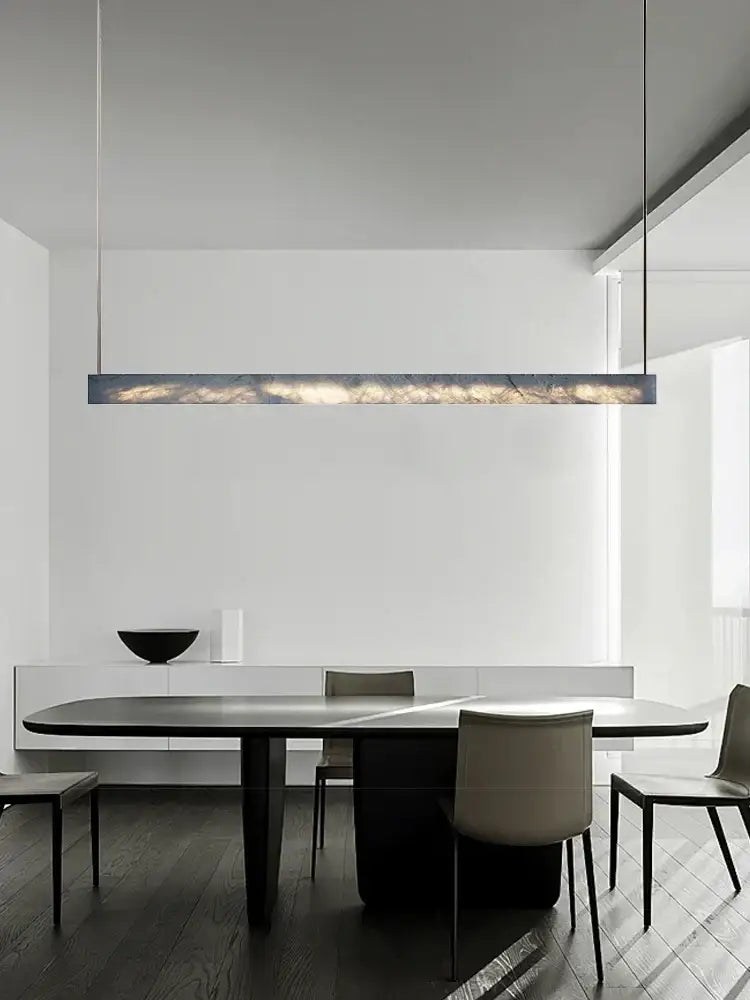 Amber Marble Pendant Light