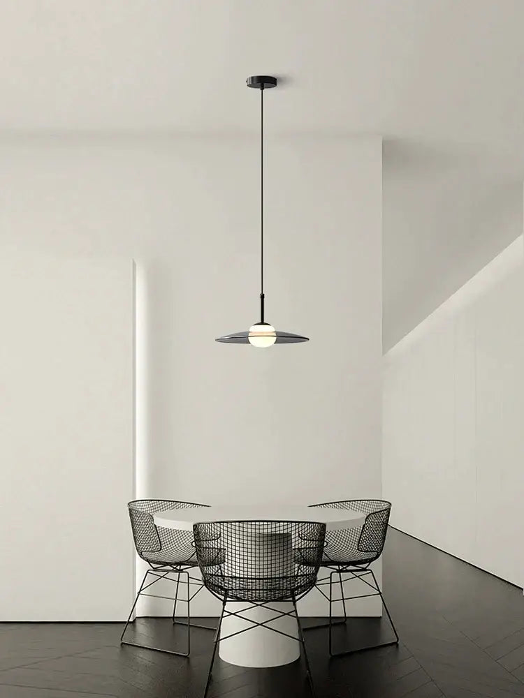 Copper Glass Pendant Light