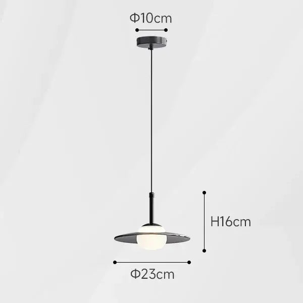 Copper Glass Pendant Light
