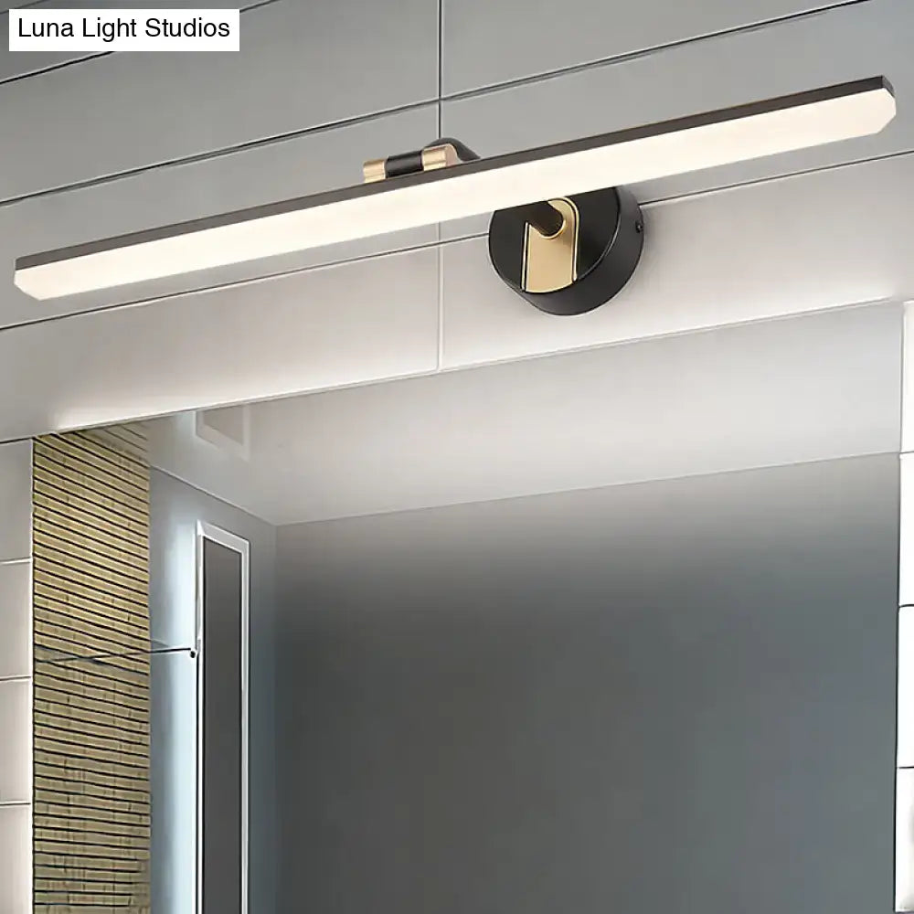 Brass Swing Arm Vanity Light