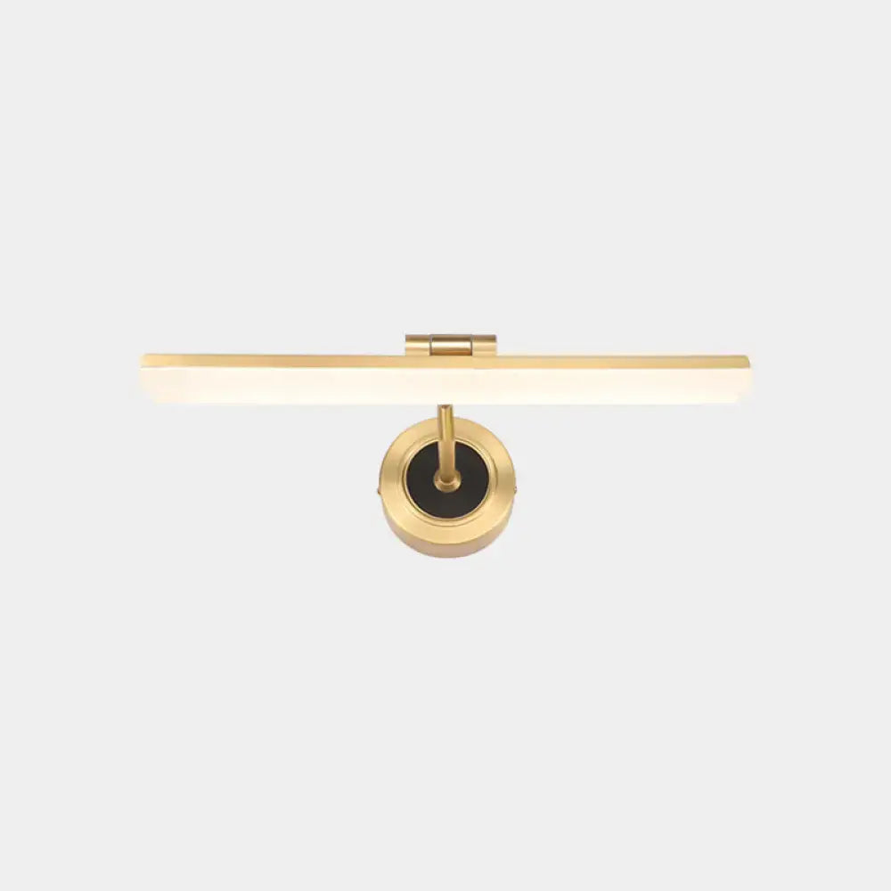 Brass Swing Arm Vanity Light
