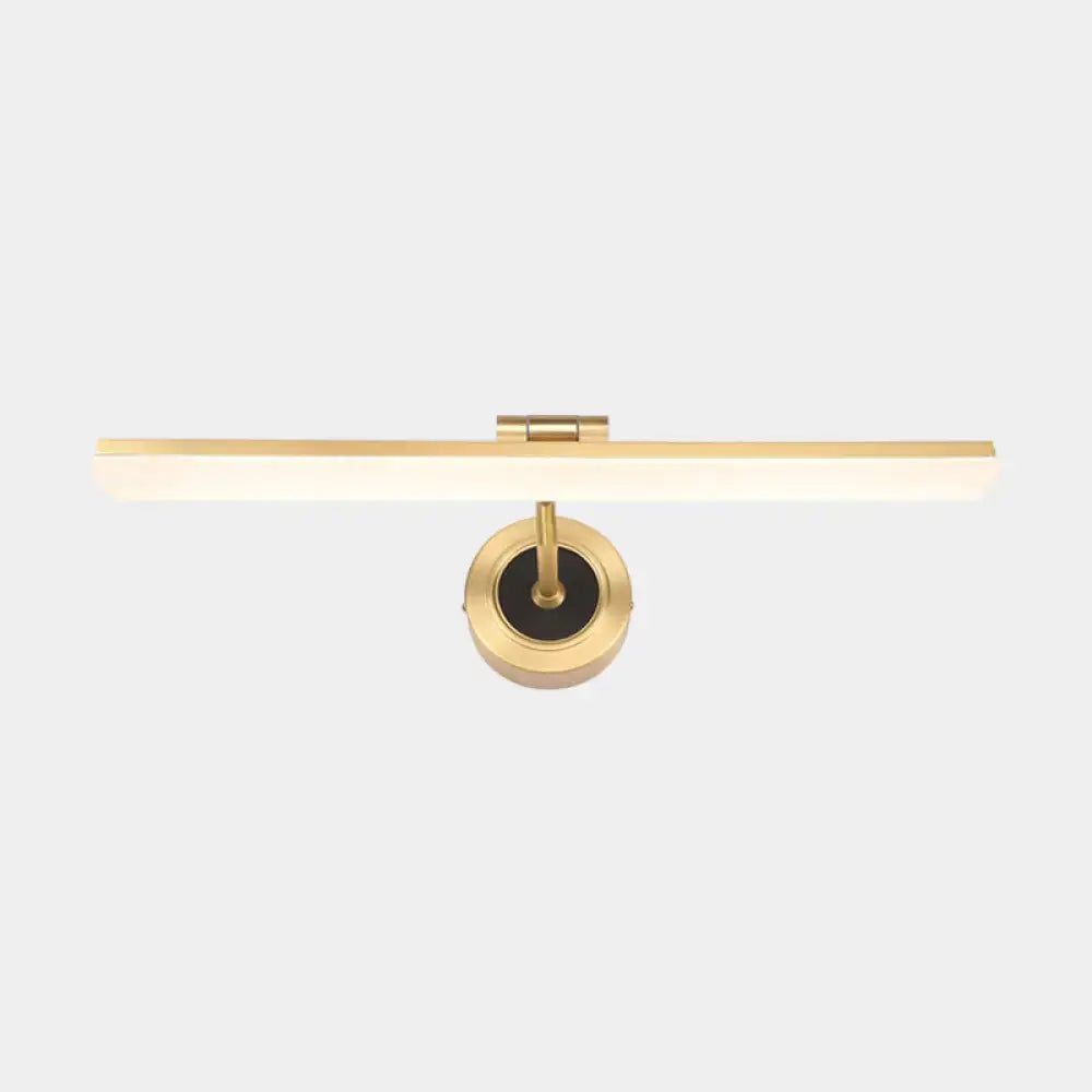 Brass Swing Arm Vanity Light