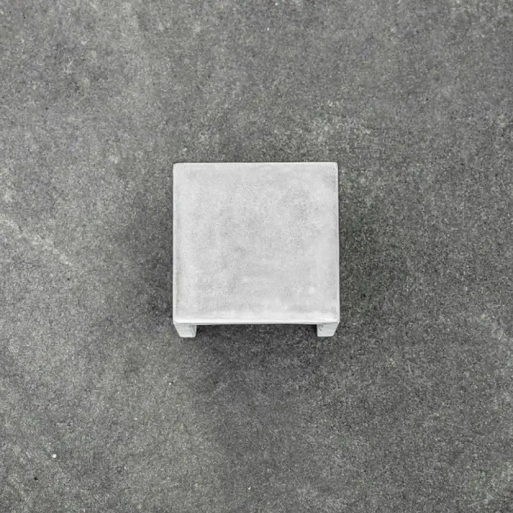Grey Cement Square Wall Lamp