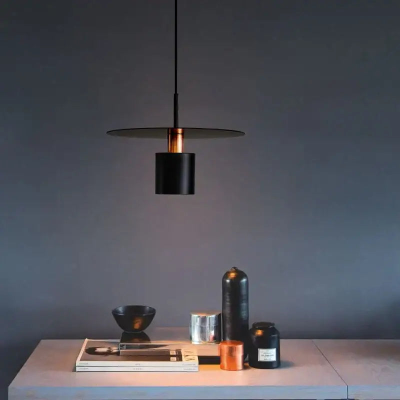 Black Copper LED Chandelier