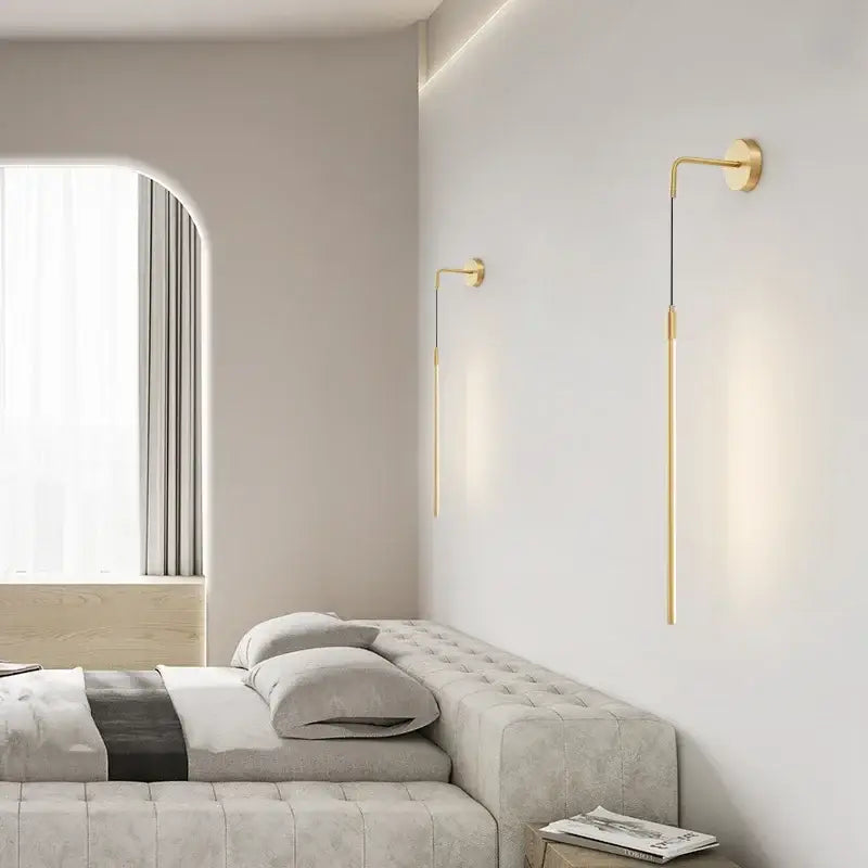 Copper Minimalist Wall Lamp