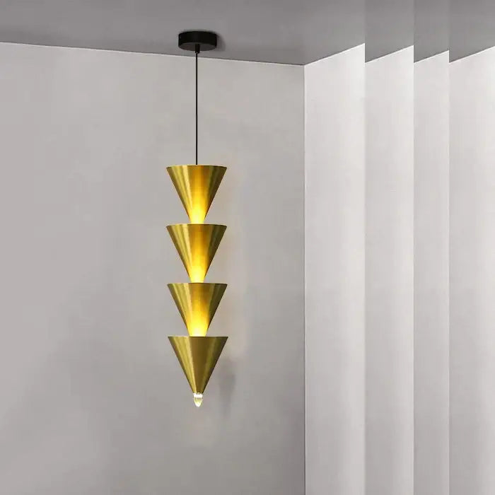 Cream Conical Bedroom Chandelier