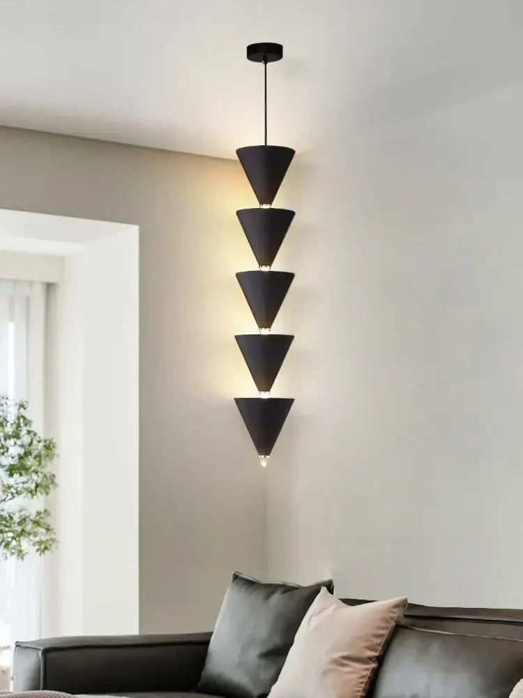 Cream Conical Bedroom Chandelier