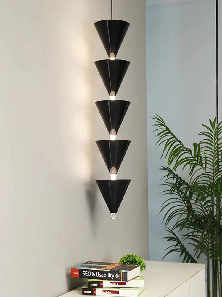 Cream Conical Bedroom Chandelier