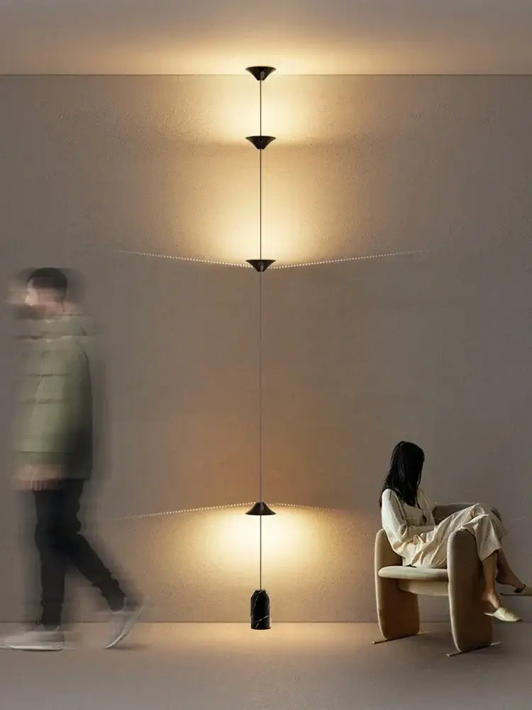 Black Cone Floor Lamp