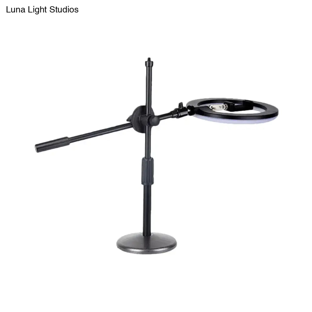 Black Ring Vanity Light