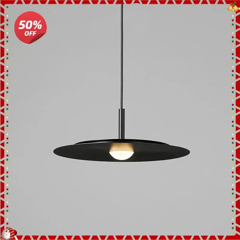 Black Saucer LED Chandelier