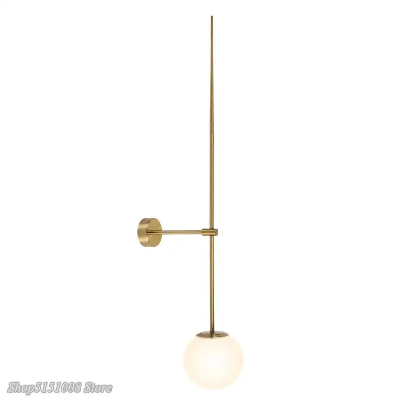 Black Glass Frosted Wall Sconce