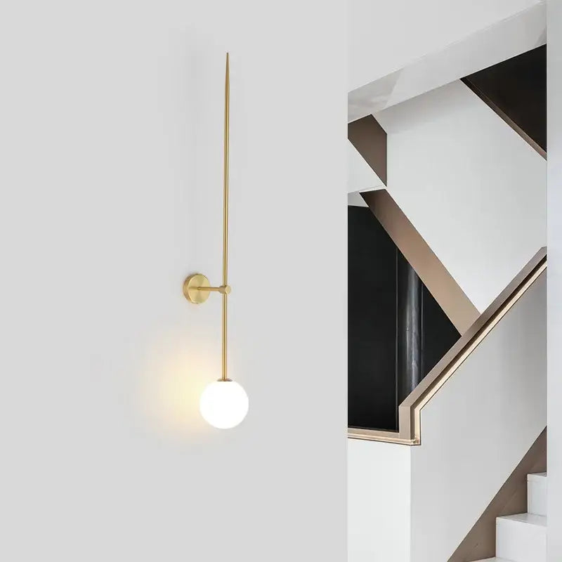 Black Glass Wall Lights