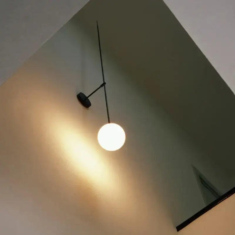 Black Glass Wall Lights