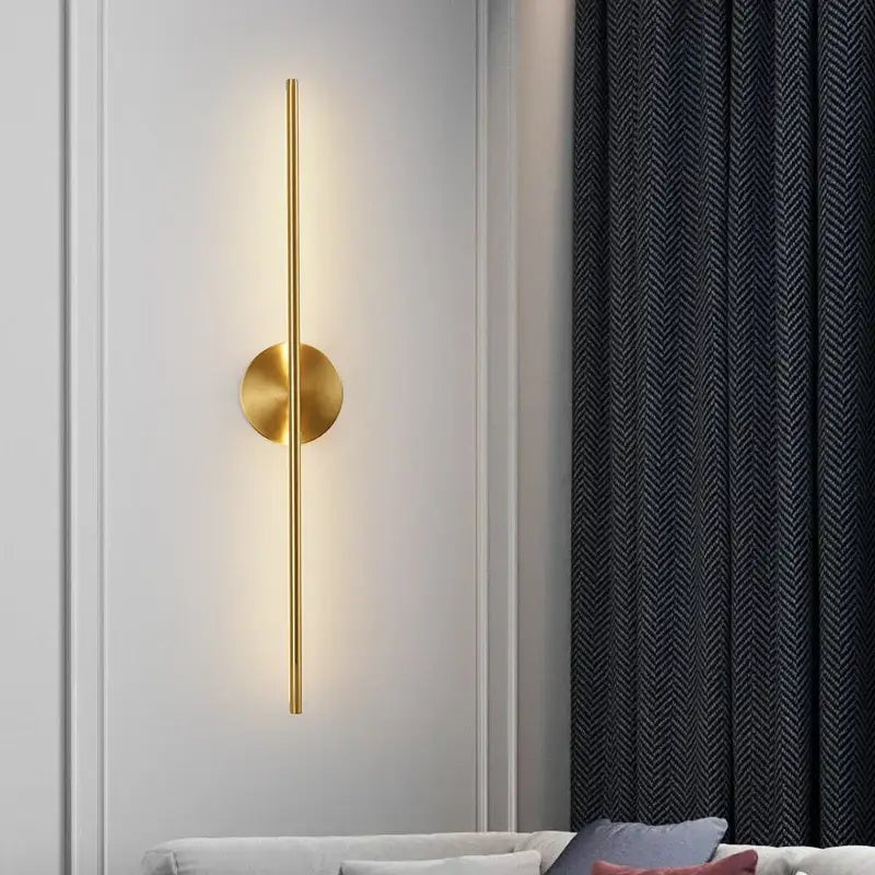 Black Gold Copper 100cm Bathroom Sconce