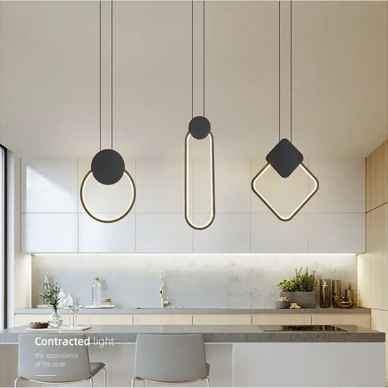 Black Gold LED Pendants