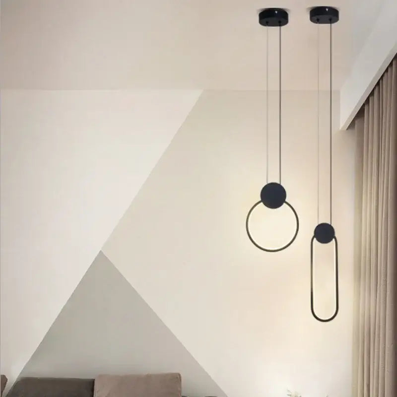 Black Gold LED Pendants