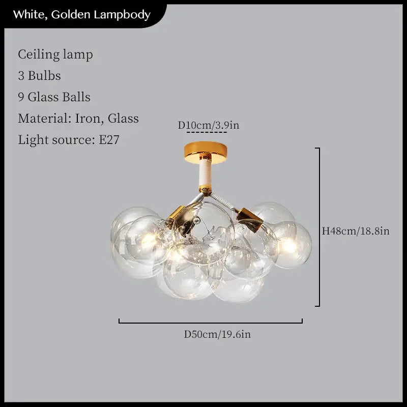 Black Gold Pendant Lights