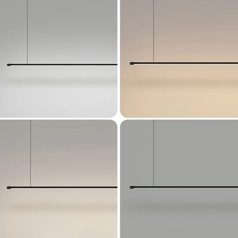 Black Horizontal Pendant Lamp
