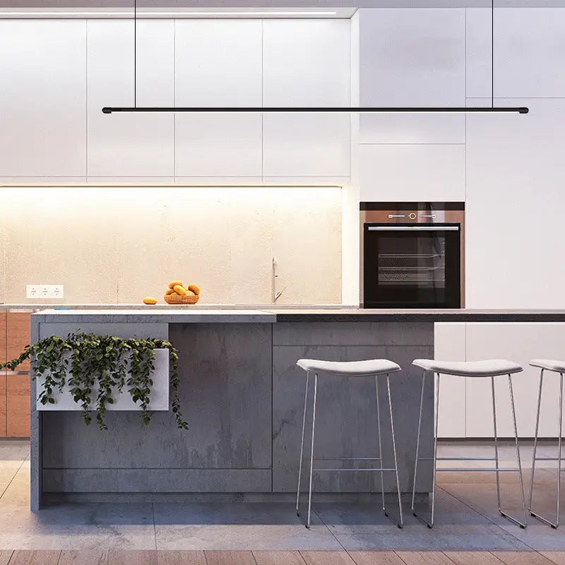 Black Horizontal Pendant Lamp