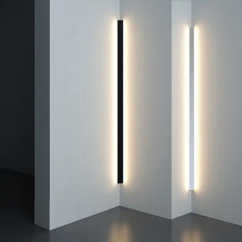 Black Linear LED Wall Lamp