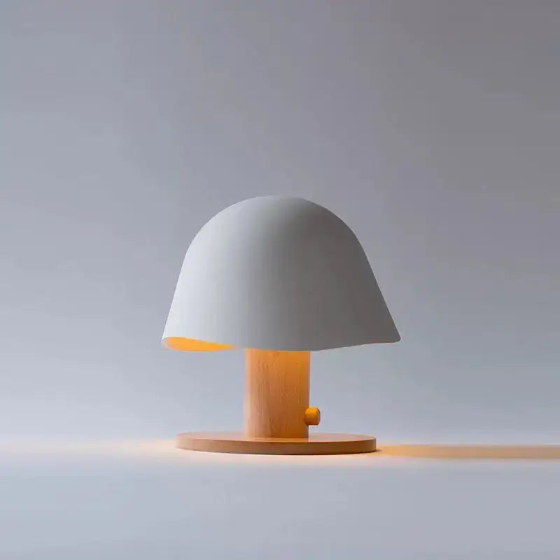 Black Glass Mushroom Table Lamp Nordic Design