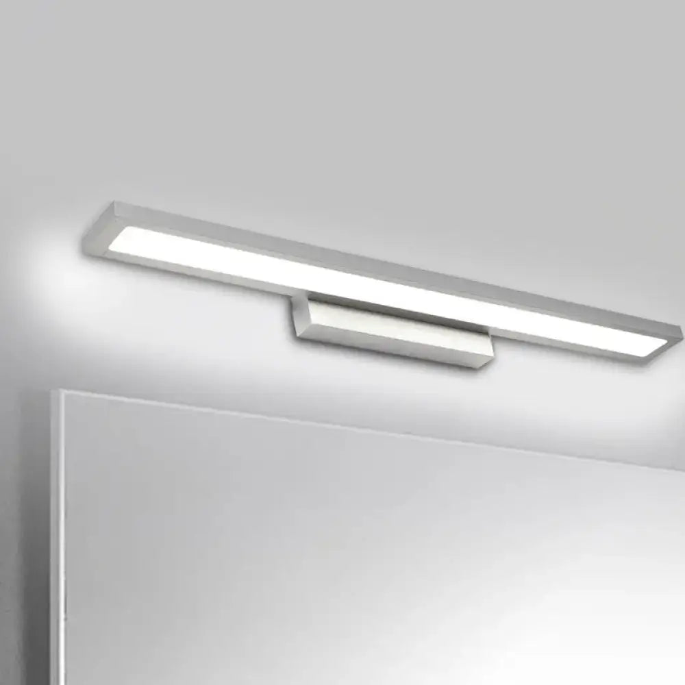 Black Silver Vanity Lamp
