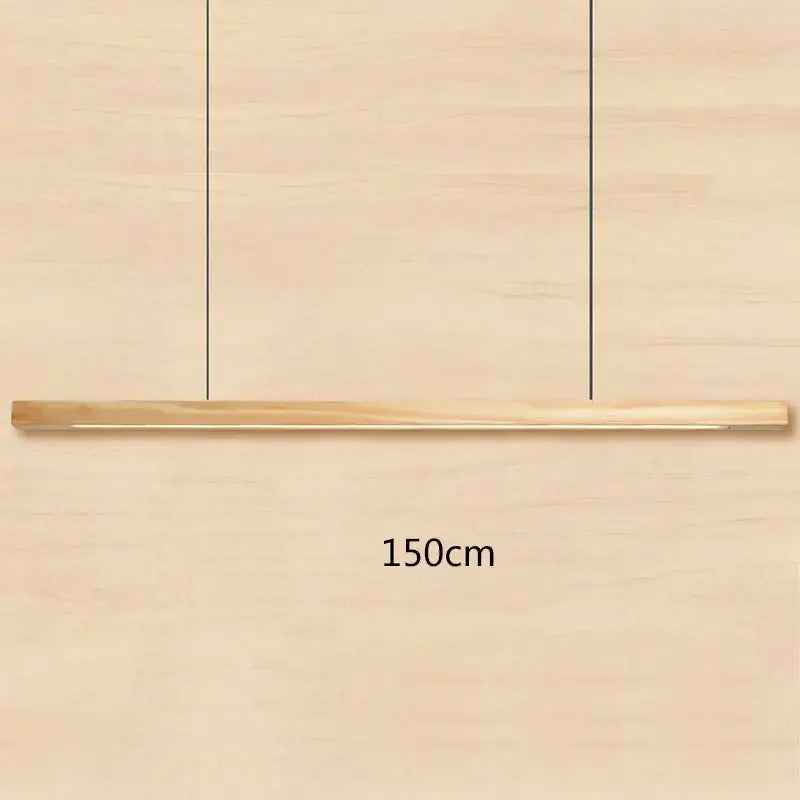 Walnut Log Pendant Light