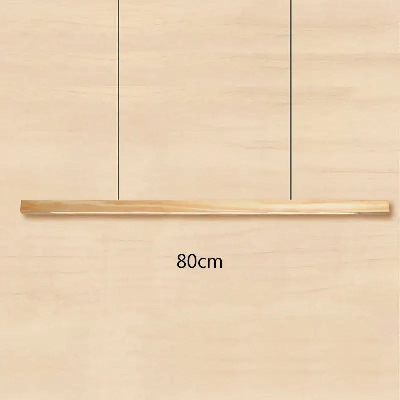 Walnut Log Pendant Light